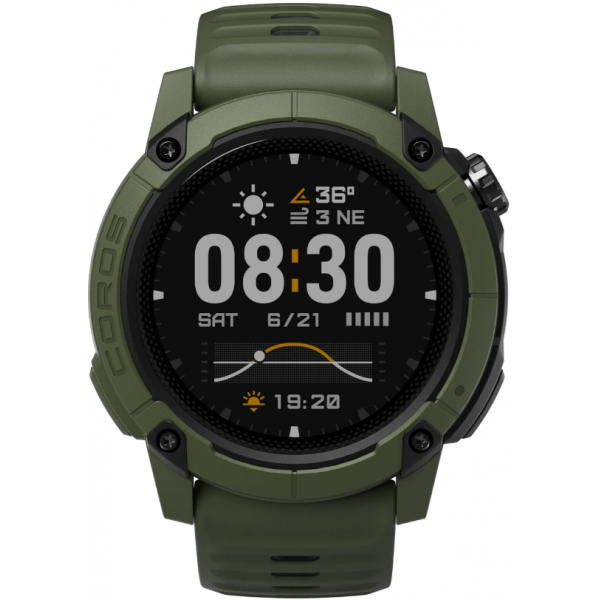 Coros Nomad GPS 運動腕錶 (綠色) - 語音筆記、72小時天氣預報、多種運動模式