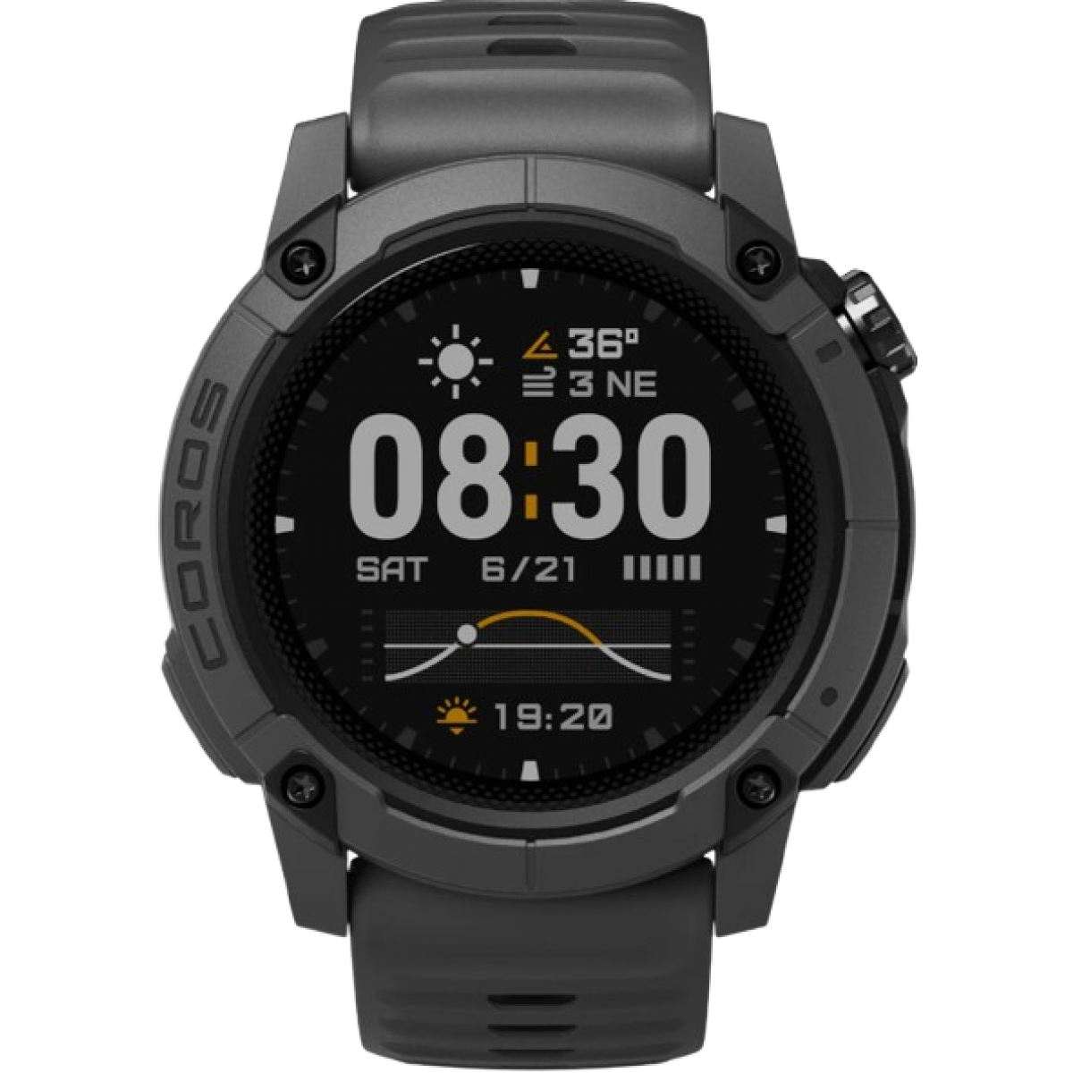 Coros Nomad GPS 運動腕錶 (黑色) - 語音筆記、72小時天氣預報、多種運動模式