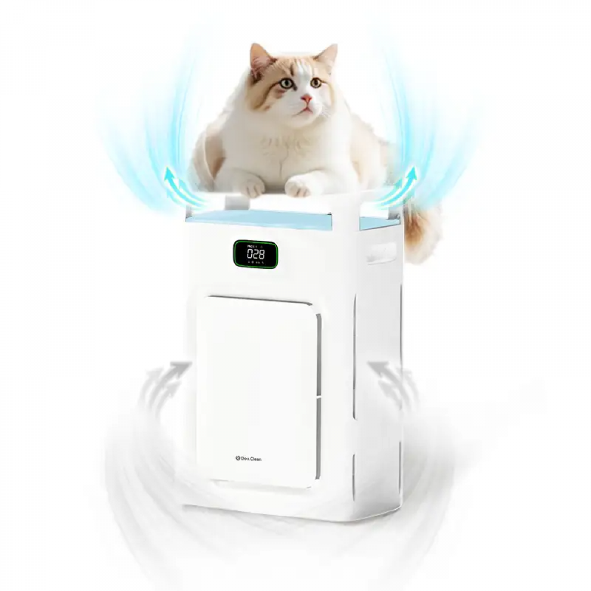 DoubleClean 智控 AirPure 雙域大吸力寵物級新風空氣淨化機 - 三重強淨、5D祛味、靜音運行