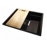 Franke KNG110-52 Kubus 2 花崗岩 檯底式單昇盆 - 時尚耐用，完美廚房配件 (隕石灰)