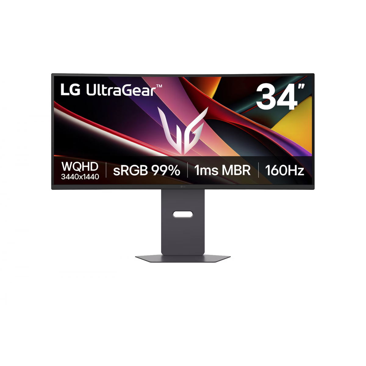 LG 樂金 34G600A-B 34吋 UltraGear™ WQHD 弧形遊戲顯示器 (支援 160Hz、AMD FreeSync™ Premium)