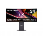 LG 樂金 34G600A-B 34吋 UltraGear™ WQHD 弧形遊戲顯示器 (支援 160Hz、AMD FreeSync™ Premium)