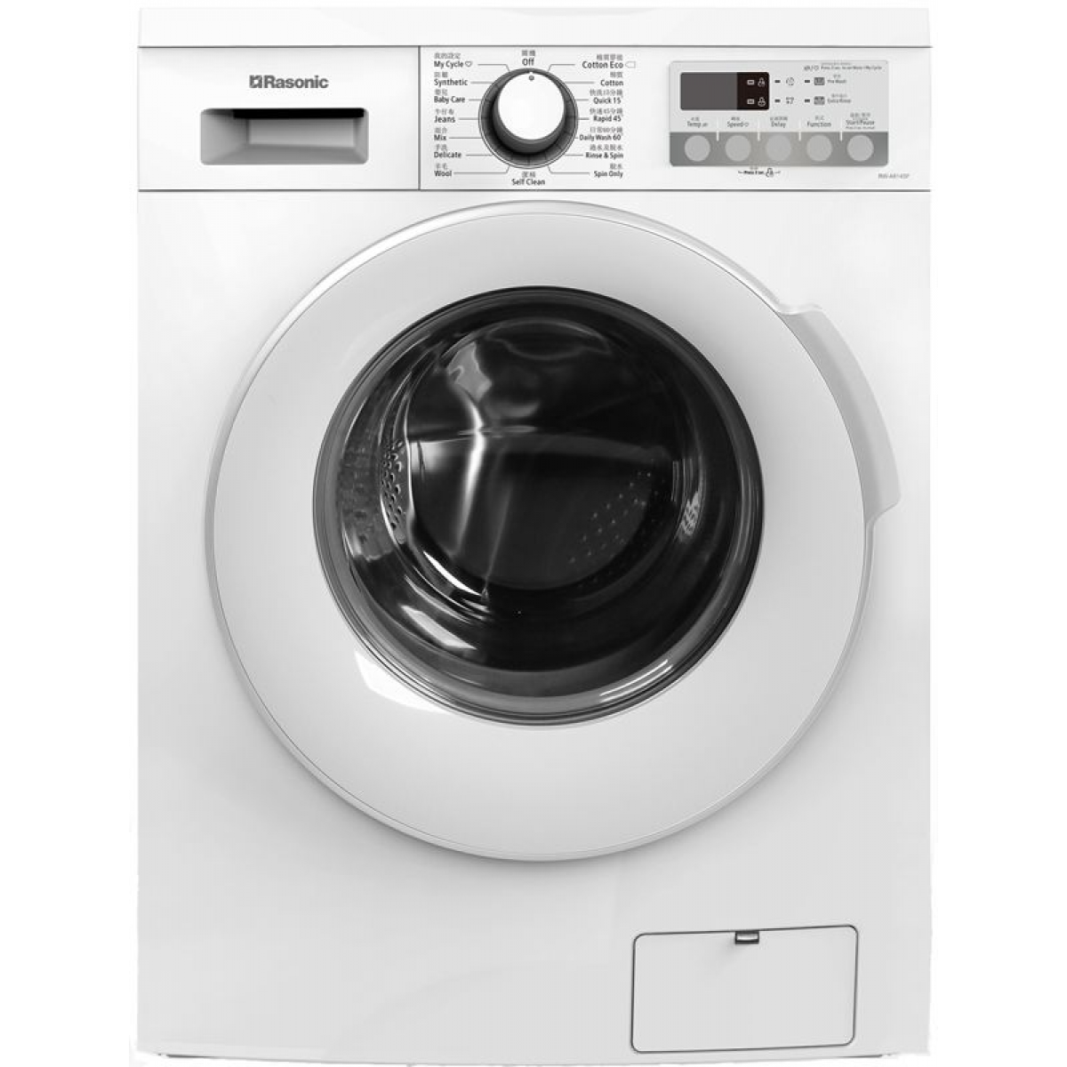 Rasonic 樂信 RW-A814SF/TP 8.0公斤 1400轉 變頻纖薄前置式洗衣機 (已飛頂)
