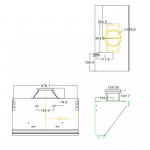 German West 西德寶 GW-9700 70厘米 不銹鋼傾斜式抽油煙機