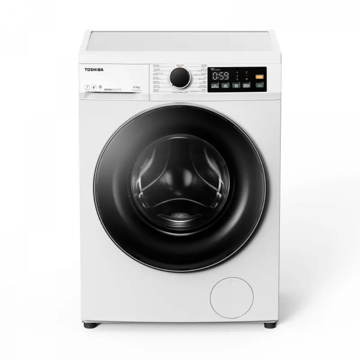 Toshiba 東芝 TW-T22BU95UWH(WK) 8.5公斤 1400轉 超薄變頻前置式洗衣機 (白色)