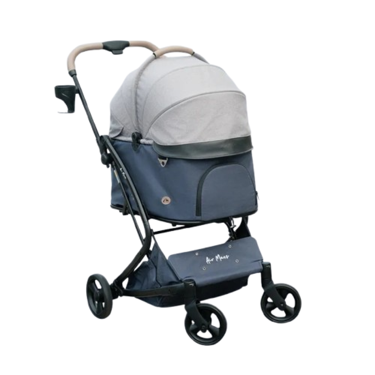 Air Maes Airy GO 3合1 收摺寵物推車 (藍莓馬卡龍) - 輕巧自動摺疊