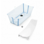 Stokke® STK531513 Flexi Bath® 摺疊式浴盆連初生嬰兒浴架套裝 (禮盒裝) (海洋藍)