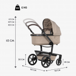 Joolz JOZ540004 Day⁵ 嬰兒手推車 (沙灰色)