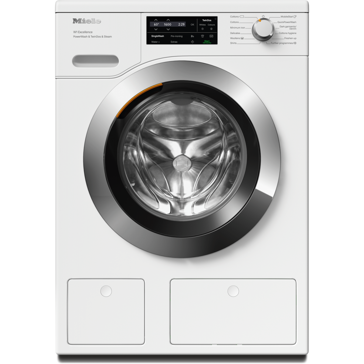Miele WEJ885 WCS 9.0公斤 1600轉 W1 前置式洗衣機 (右門鉸)