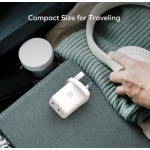 Momax UM81UKW 1-Charge 45W 雙輸出 GaN 充電器 (白色)