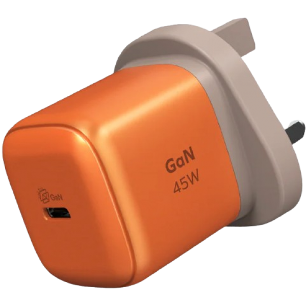 Momax UM73UKM 1-Charge 45W 雙輸出 GaN 充電器 (橙色)
