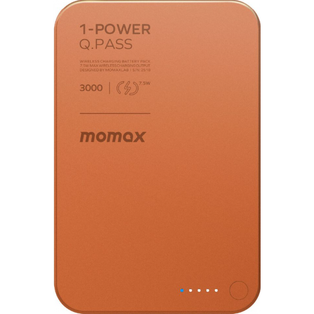 Momax IP115M 1-Power Q.Pass 3000mAh 磁吸流動電源