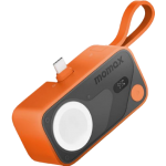 Momax IP170M 1-Power X Pro Mini⁺ 5000mAh 內置USB-C 可摺疊充電插頭及 USB-C 線移動電源配備 Apple Watch 快速充電器