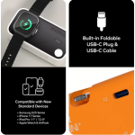 Momax IP170W 1-Power X Pro Mini⁺ 5000mAh 內置USB-C 可摺疊充電插頭及 USB-C 線移動電源配備 Apple Watch 快速充電器