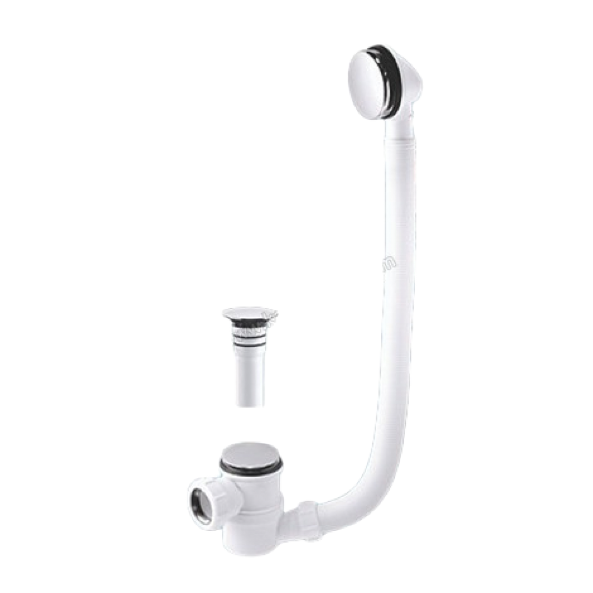 McAlpine FJ10WRTA-S 1.5吋 浴缸隔汽連滿水 (駁PVC膠喉)