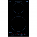 Garwoods 樂思 EC-7260IC-KB 29厘米 嵌入式雙頭電磁爐 (Series 7 Domino) (鑽黑玻璃)
