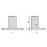 Ahome AH-WT056V-90 90厘米 纖薄型變頻煙囪式抽油煙機