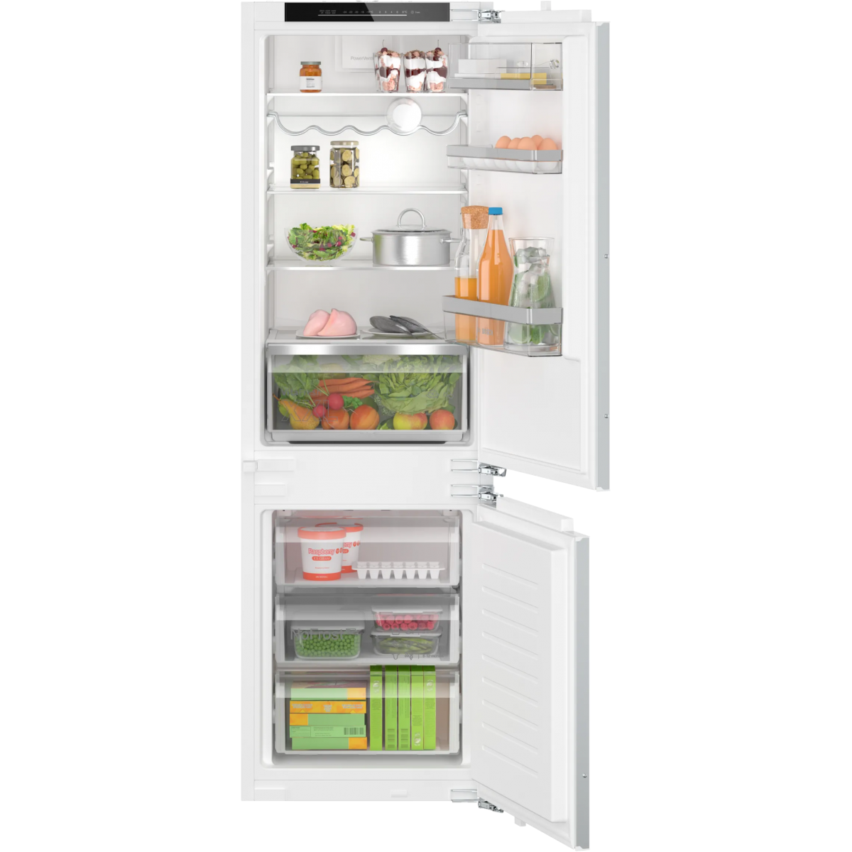 Bosch KIN86HFD0K 244公升 Series 6 嵌入式下置式雙門雪櫃 (右門鉸) (包拆箱埋位)