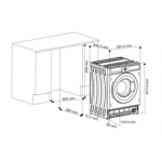 Gorenje 歌爾 WDI854V/HK 8.0/5.0公斤 1400轉 嵌入式洗衣乾衣機