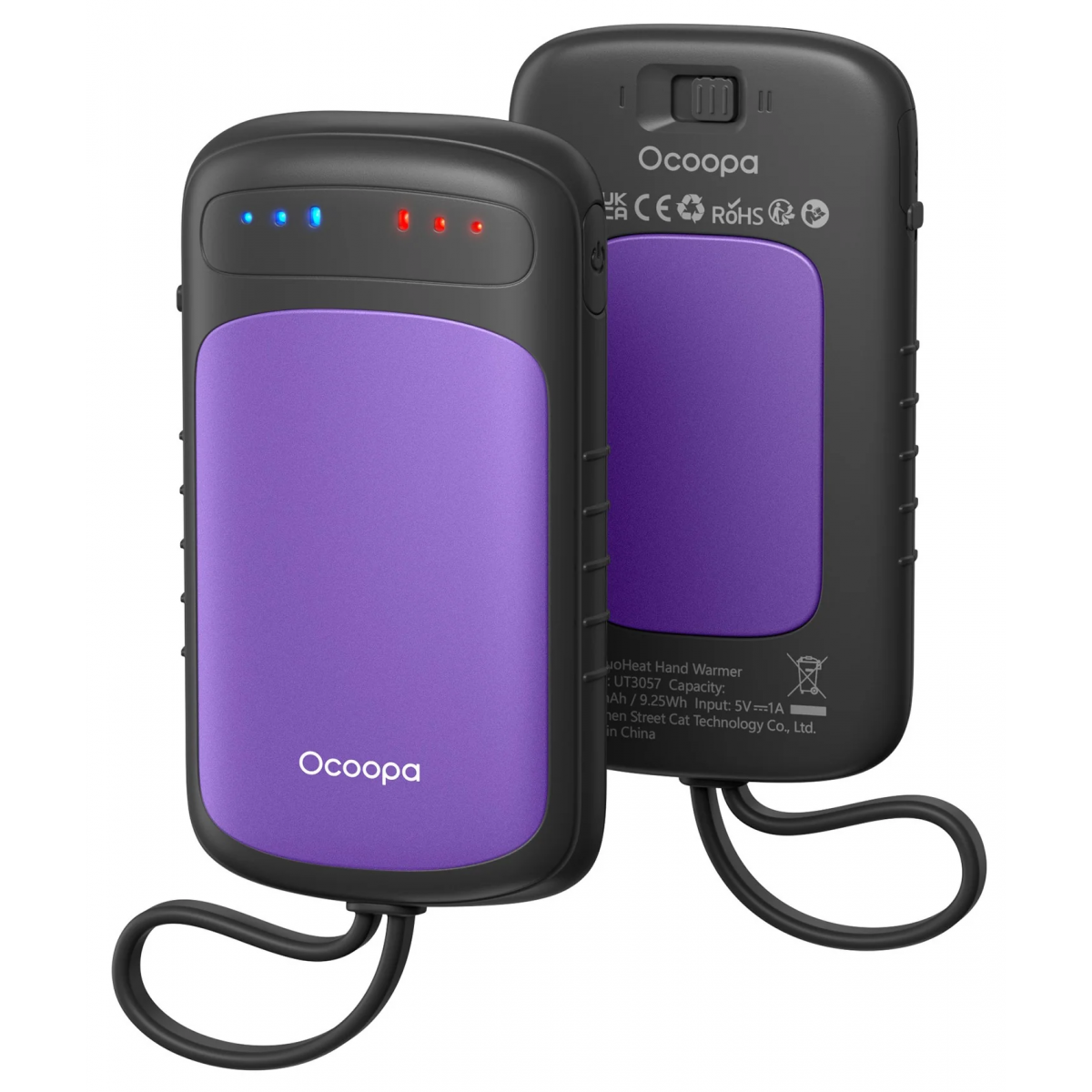 Ocoopa DCUT3057-03 UT5 DuoHeat 暖手器 (紫色) Ocoopa DCUT3057-03 UT5 DuoHeat 暖手器 (紫色)