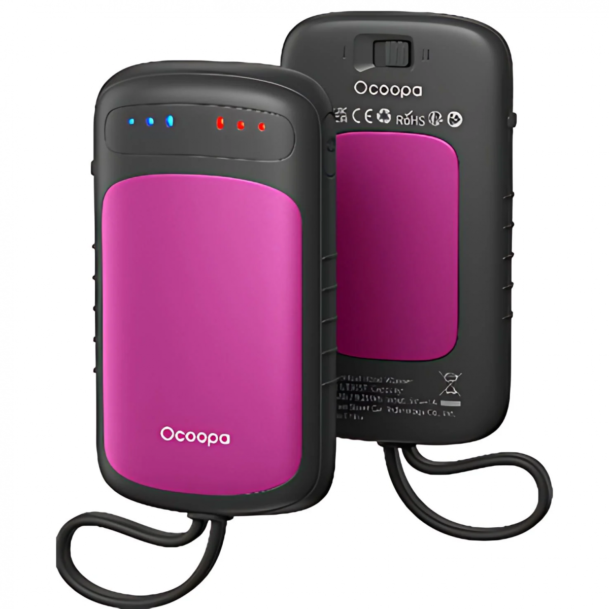 Ocoopa DCUT3057-04 UT5 DuoHeat 暖手器 (玫瑰紅)