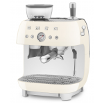 Smeg EGF03CRUK 19巴 研磨一體半自動咖啡機 (奶白色)