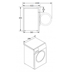 Bosch WGK244Z0HK Serie 6 9.0公斤 1400轉 雲柔蒸護 前置式洗衣機