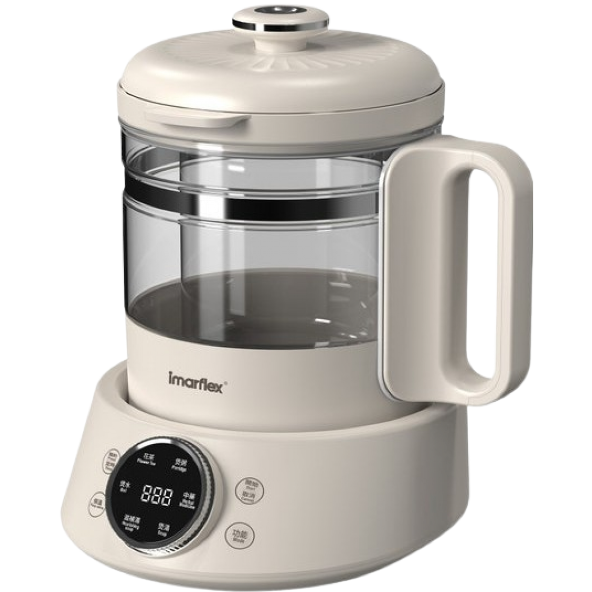 Imarflex 伊瑪 IOK-30Y 3.0公升 『白泉•透』 玻璃養生壼