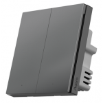 Aqara WS-EUK02-GRAY 智能牆壁開關H1 EU (單火線雙鍵版) (灰色)