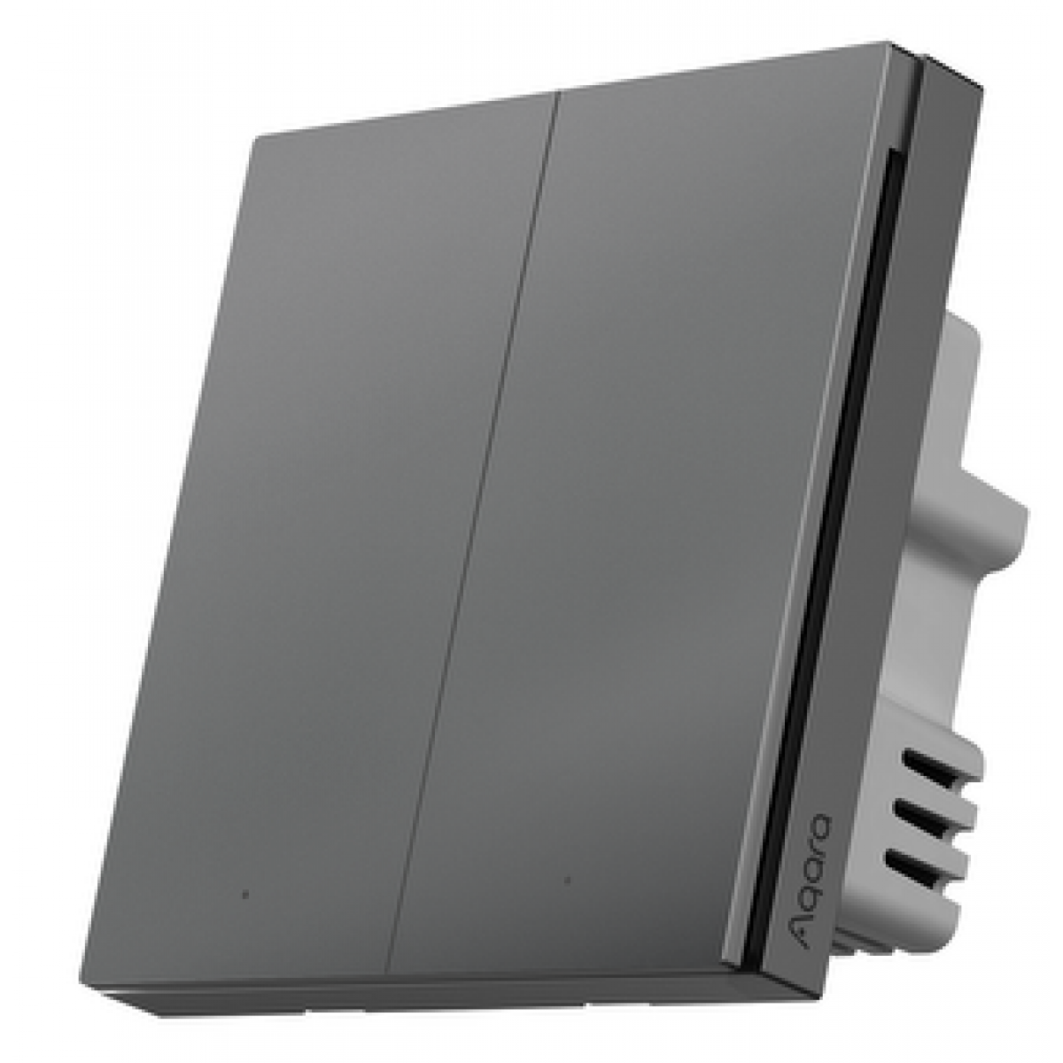 Aqara WS-EUK04-GRAY 智能牆壁開關H1 EU (零火線雙鍵版) (灰色) Aqara WS-EUK04-GRAY 智能牆壁開關H1 EU (零火線雙鍵版) (灰色)