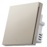 Aqara QBKG30LM-G 智能牆壁開關 H1 Pro (零火線單鍵版) (金色)