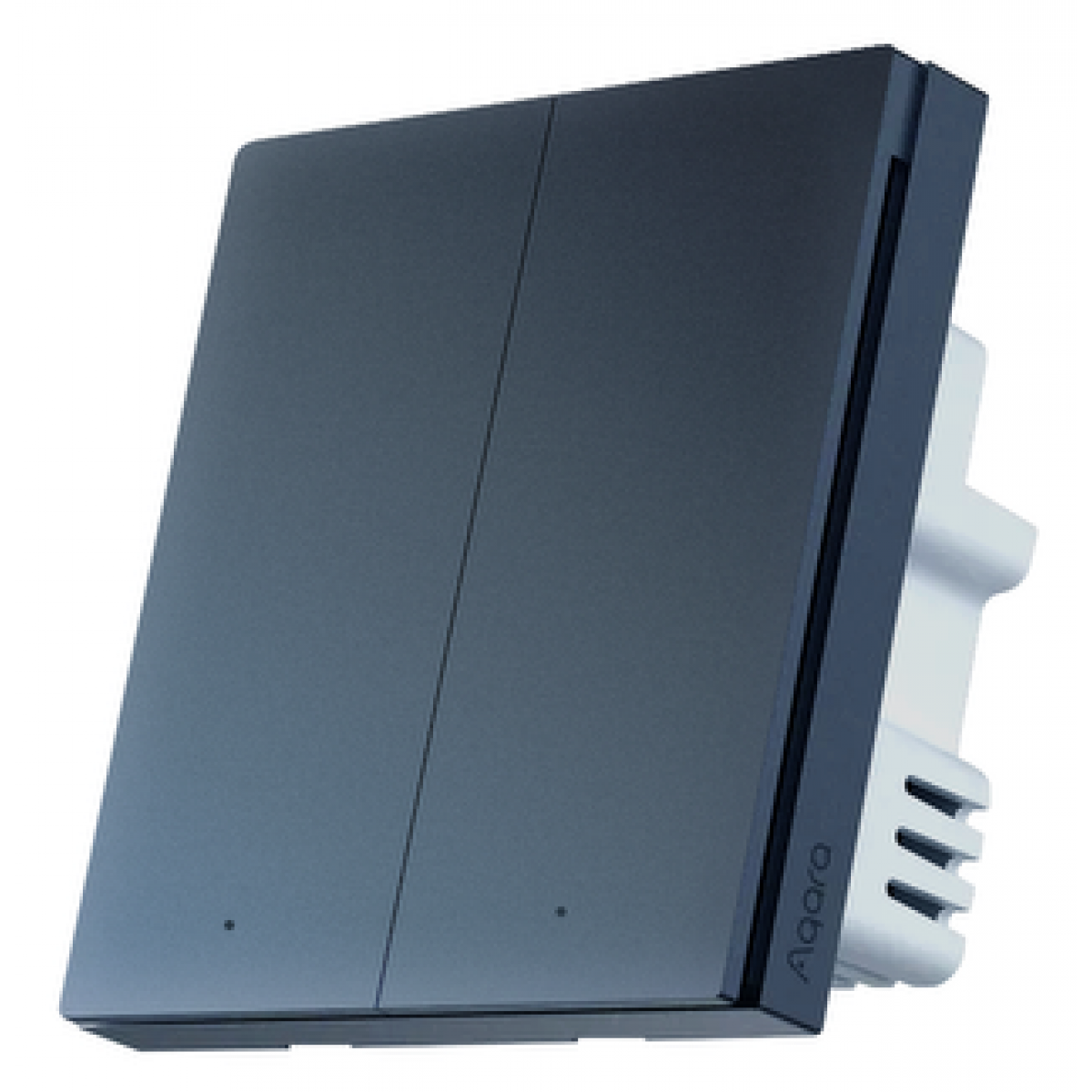 Aqara QBKG31LM-SG 智能牆壁開關 H1 Pro (零火線雙鍵版) (星空灰)