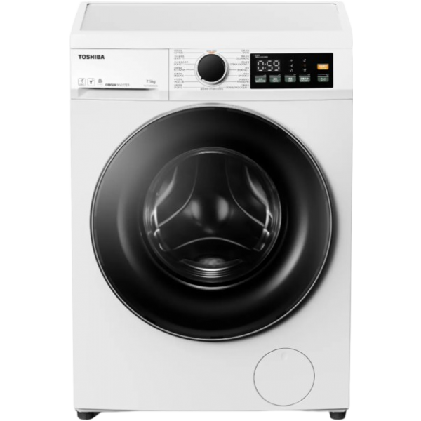 Toshiba 東芝 TW-T22BU85UWH(WK) 7.5公斤 超薄身前置式變頻洗衣機 (白色)