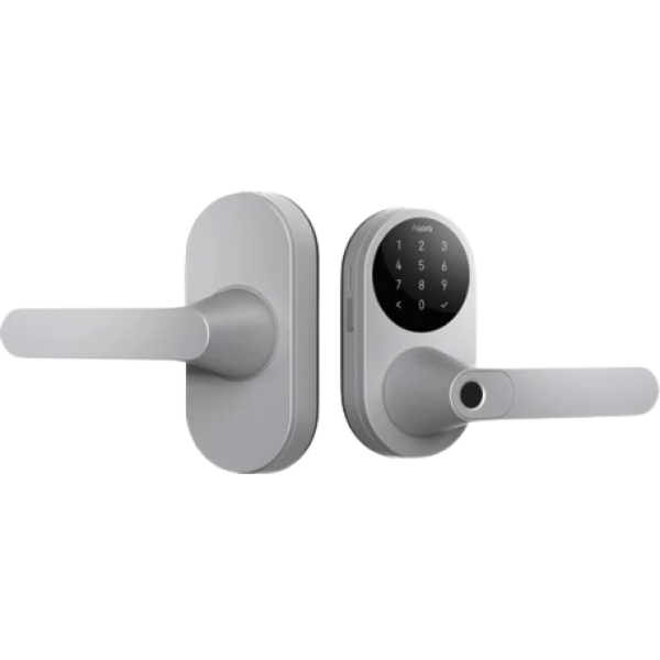 Aqara DL-D02D 智能電子門鎖 U300 (銀色): Matter兼容、Apple Home Key、IPX4防水