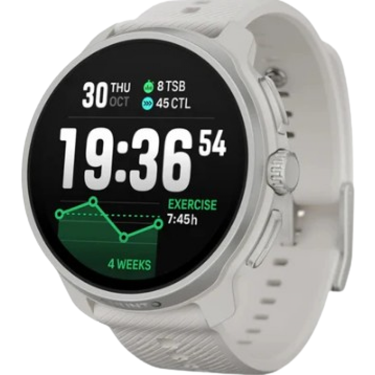 Suunto SS051201000 Race 2 GPS 運動手錶 (不銹鋼灰白色)