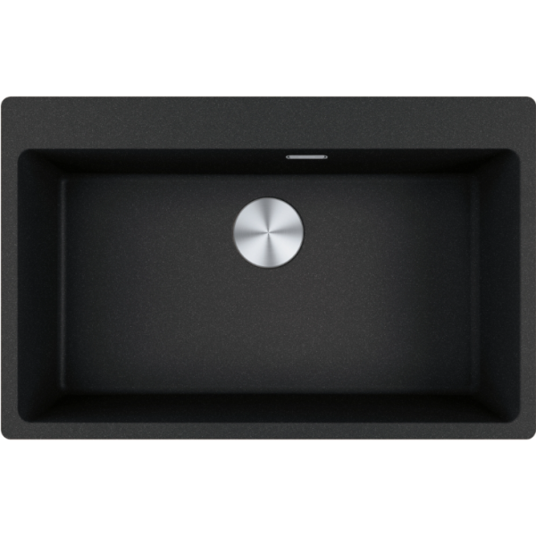 Franke MRG610-73 Maris 花崗岩 單昇盆 (瑪瑙黑色)