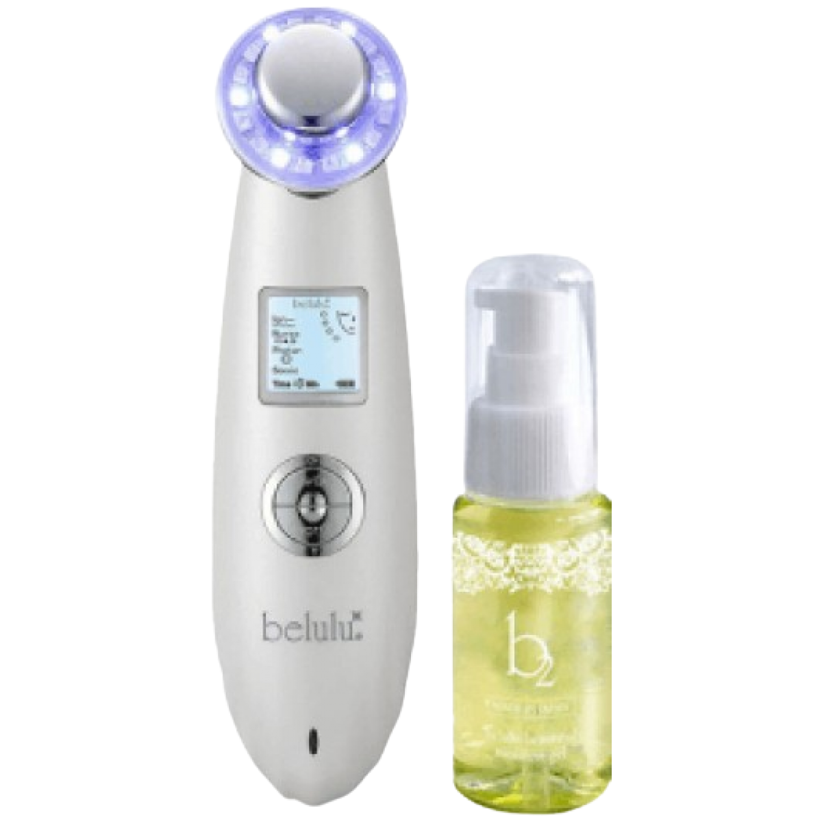 Belulu Classy BUU21W 超聲波 EMS離子導入導出彩光 潔面儀 (白色)