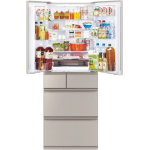 Mitsubishi Electric 三菱電機 MR-WZ61M-C-H 608公升 六門變頻環保雪櫃 (星沙銀)