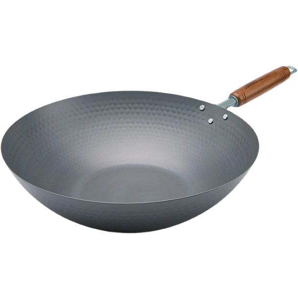 Summit 33cm 頂級窒化鐵鍋 槌目北京鍋 (槌目蜂巢紋)