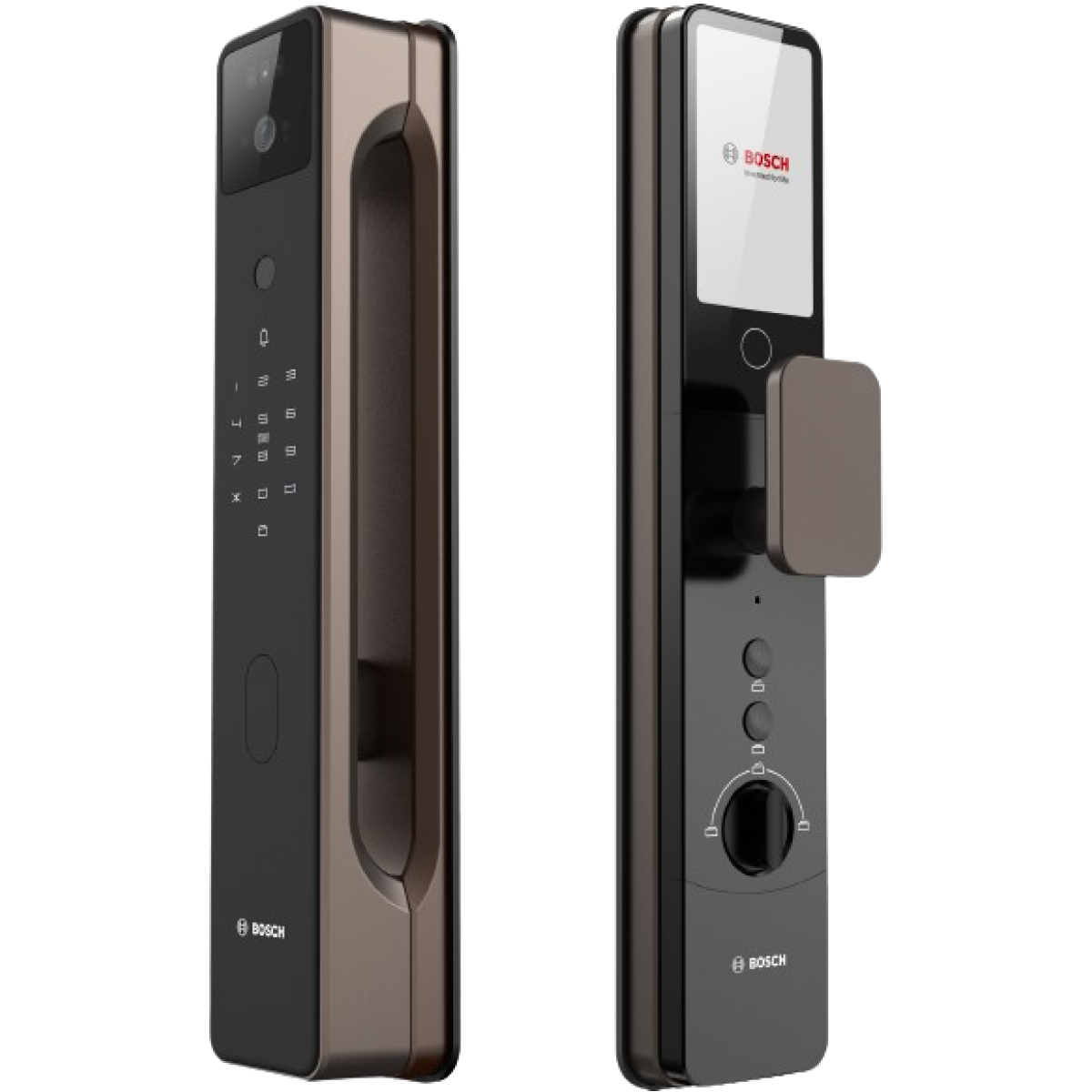 Bosch FU8 Plus Fortune Series 電子門鎖 (摩卡棕色) (總代理安裝)