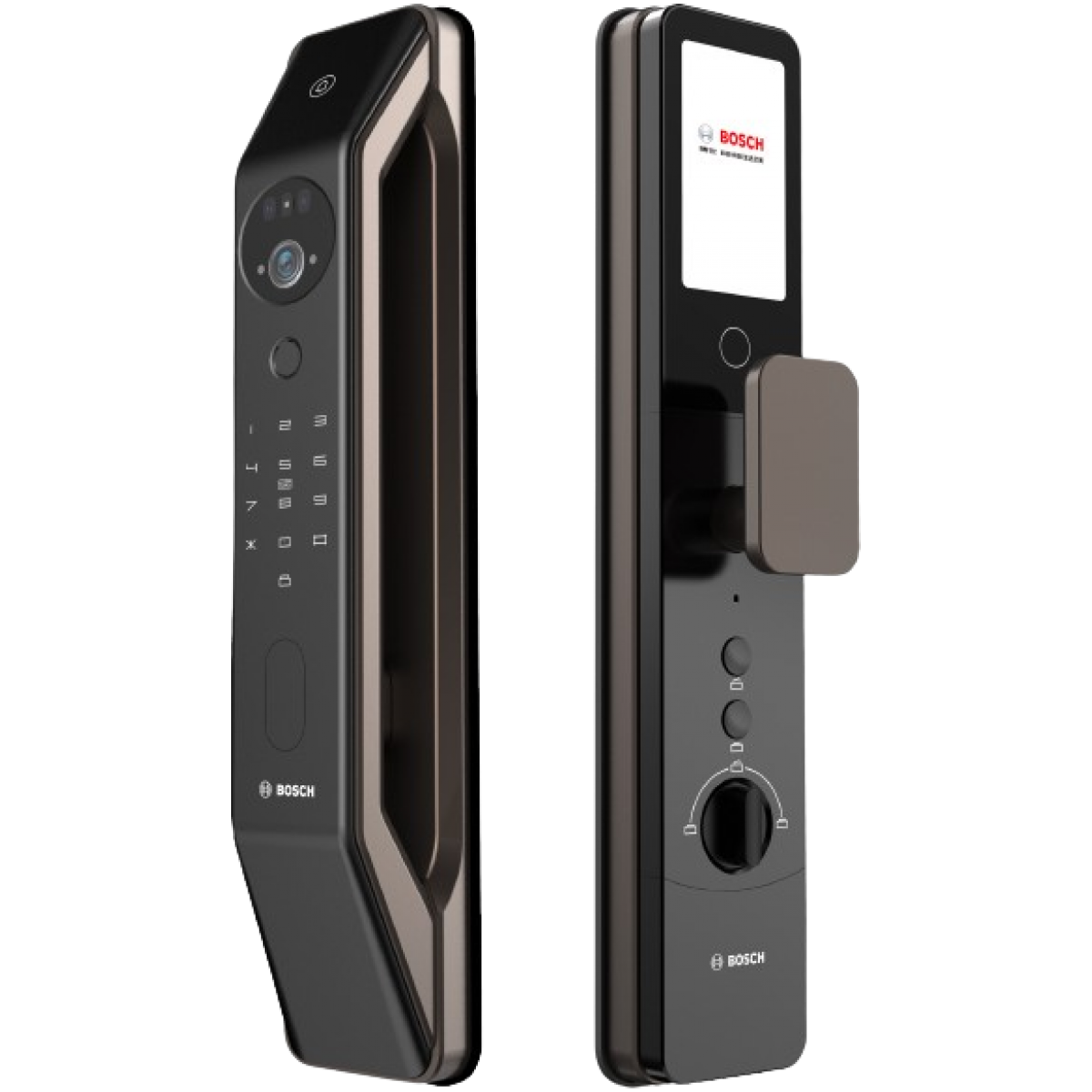 Bosch FU6 Plus Fortune Series 電子門鎖 (摩卡棕) (總代理安裝)