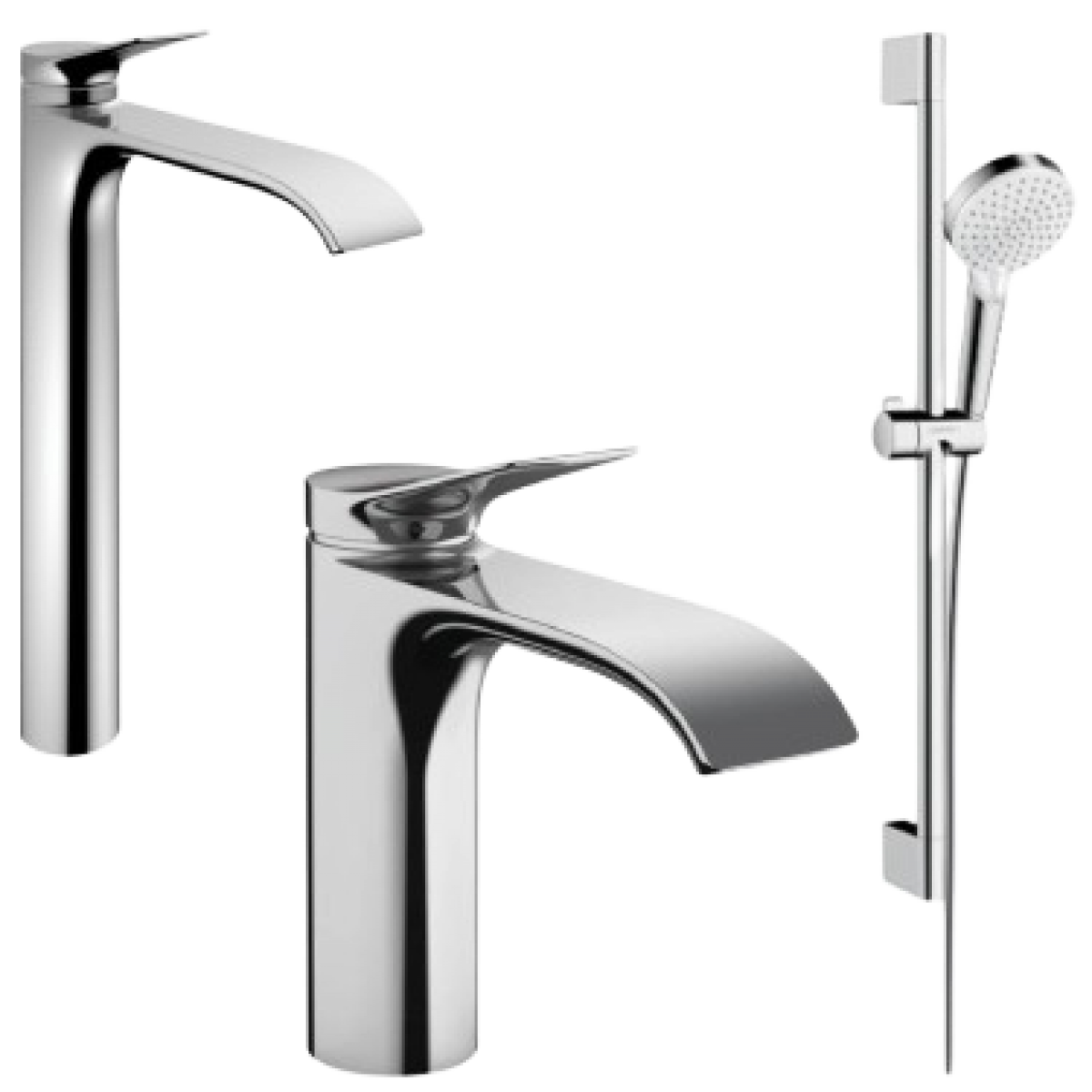 【套裝優惠】 Hansgrohe 75044000+75423000+26534400 水龍頭+花灑套裝