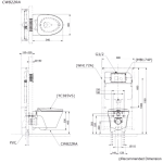 TOTO CW822RA 掛牆座廁 (超漩式沖水)