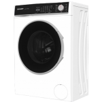 Sharp 聲寶 ES-FS8ZH-W 8.0公斤 1200轉 纖薄蒸氣抗菌 前置式變頻摩打洗衣機