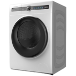 Sharp 聲寶 ES-FD8CH-W 8.0/5.0公斤 1400轉 纖薄蒸氣抗菌 前置式變頻摩打洗衣乾衣機