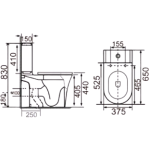 Richford R697A 相連式自由咀 (連緩衝降板)