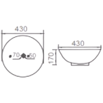 Richford BA002 藝術面盆 