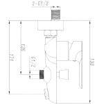 Richford RF73012BRG 浴缸龍頭 (ø35)