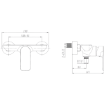 Richford RF73013BRG 浴缸龍頭 (ø35)