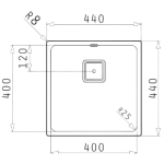 Pyramis 百利美 101024201 台底不鏽鋼單星盆